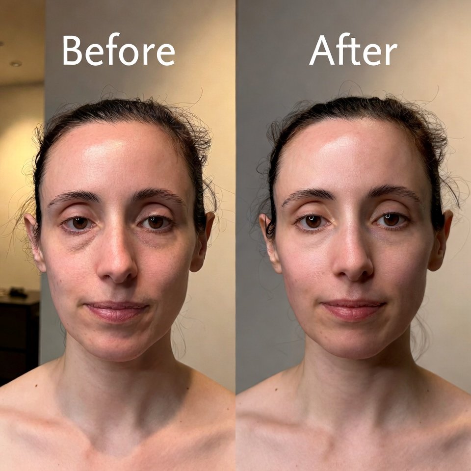 Antes e depois - Lúcia